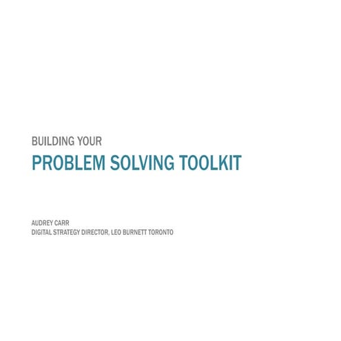 She says problemsolvingtoolkit