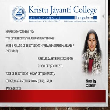 SHEYA DEY - 23COMD18 & 33 & 57 ACCOUNTING WITH DRONES.pptx