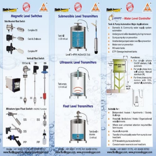 Level, Temperature & Control instruments | PDF