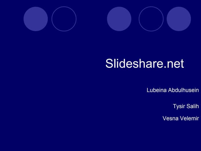 Slideshare.Net Presentation