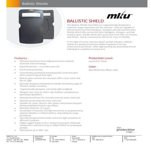 Ballistic Shield | PDF