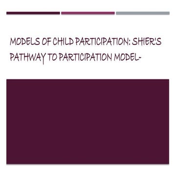 Shier’s Pathway to Participation Model.pptx