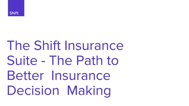 The Digital Innovation Award - Shift TechnologyShift insurance-suite