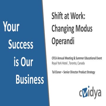 Shift at work of Fraud Management