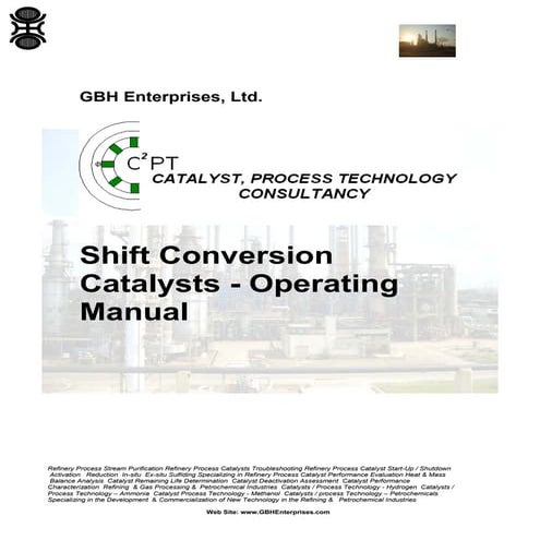 Shift Conversion Catalysts - Operating Manual