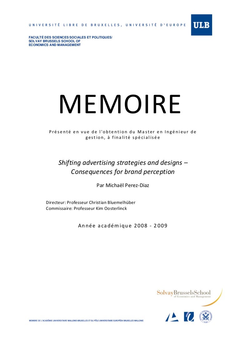 Master thesis on strategy