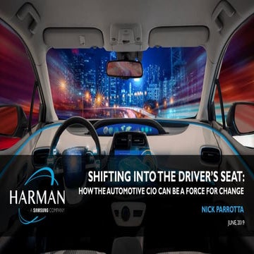 Shifting into the Drivers seat - TU Automotive Detroit - 2019