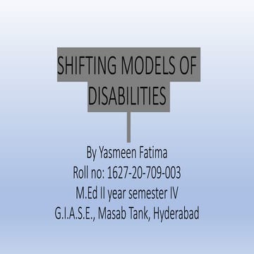 SHIFTING MODELS OF DISABILITIES.pptx
