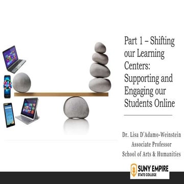 Shifting our learning centers: Part 1