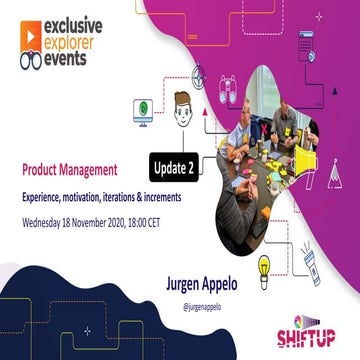 Product Management. Experience, motivation, iterations & increments