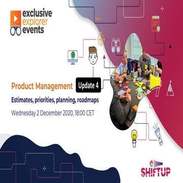 Product Management. Estimates, priorities, planning, roadmaps