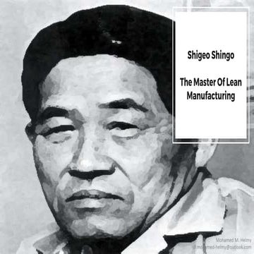 Shigeo Shingo - The Master Of Lean