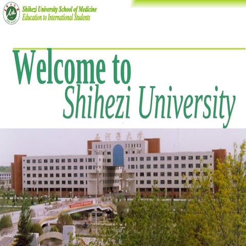 Shihezi University - School of Medicine invites Indian students