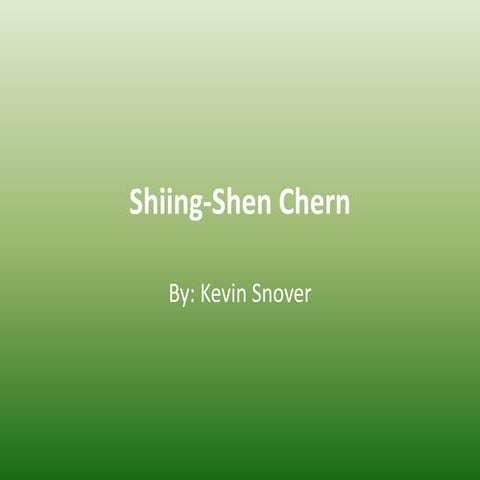 Shiingshenchern