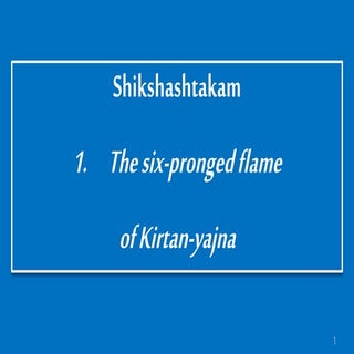 Shikshashtakam series at alachua