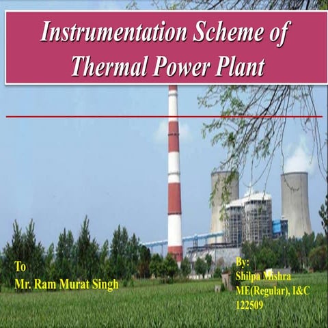 Shilpa ppt thermal plant   copy