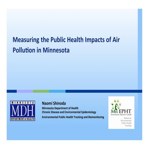 Yawn - Measuring the Public Health Impacts of Air Pollution in ...