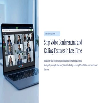 Ship Video Conferencing and Calling Features in Less Time | VideoHub by ...