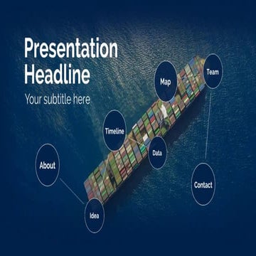 Shipping and Logistics Transport Presentation Template | PDF