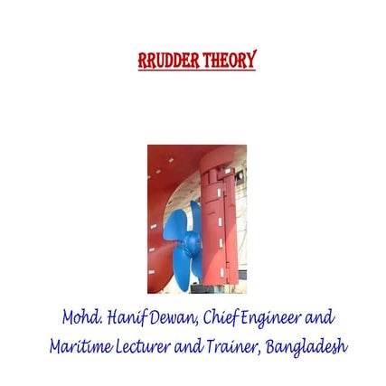 Ship Construction - Rudder Theory