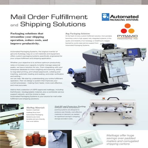 Shipping Solutions Brochure Autobag