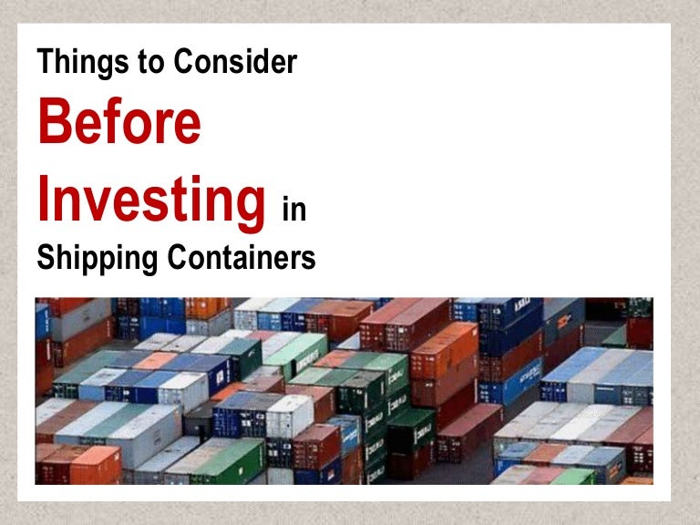 Shipping Container Investment Get Guaranteed ROI with Pacific Tycoon