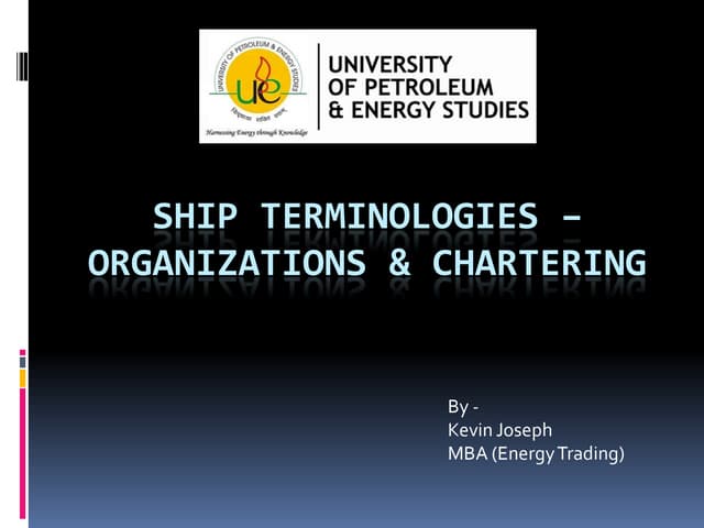 Ship terminologies – organizations ...