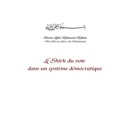 Shirk vote-compilations savants | PDF