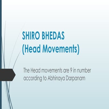 Shiro Bhedas    -   Head movements .pptx