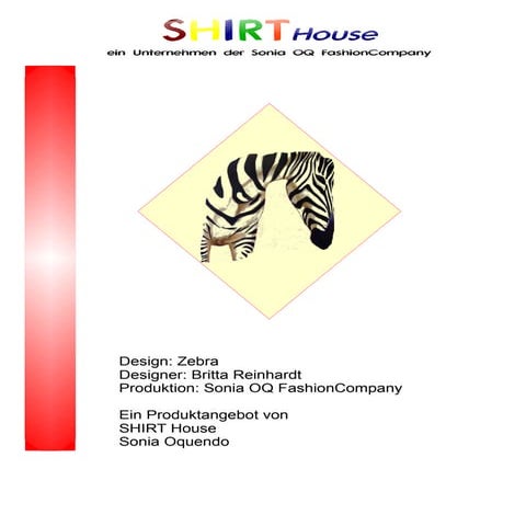 Shirt House Prospekt 00123 Zebra Von Britta Reinhardt & Sonia Oquendo
