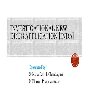 investigational new drug application