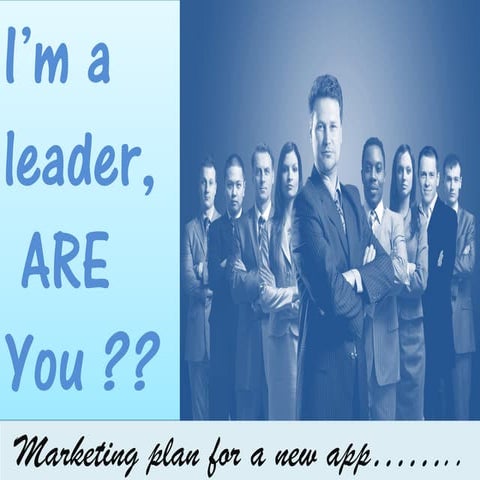 Marketing Plan for a new mobile app