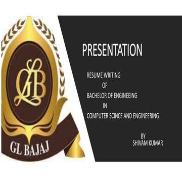 Shivam resume ppt.pptx