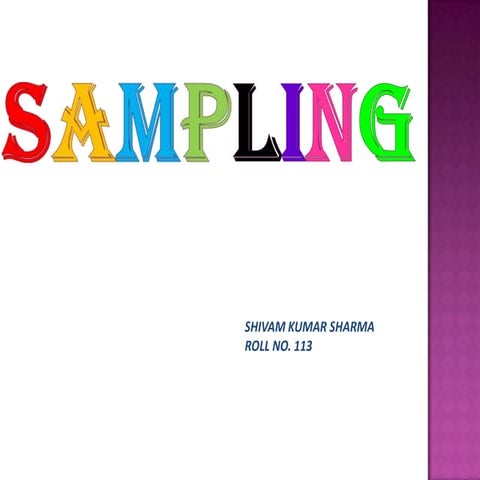 shivam sharma sampling.pptx