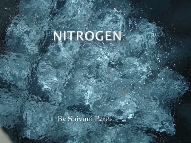Shivani - Nitrogen