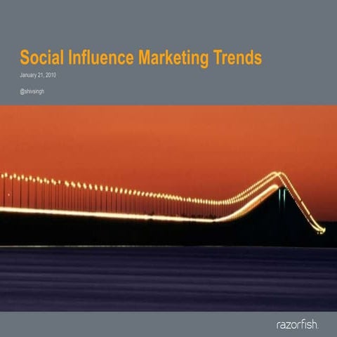 Social Influence Marketing Trends for 2010