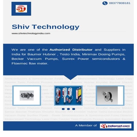 Shiv Technology, Pune, Industrial Automation