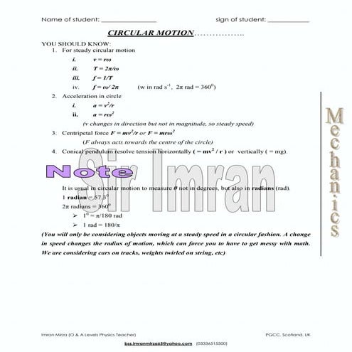 Shm circular motion[1]