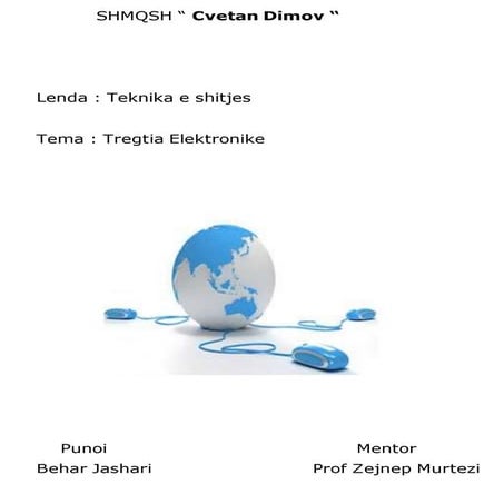 Tregtia Elektronike / E-Commerce