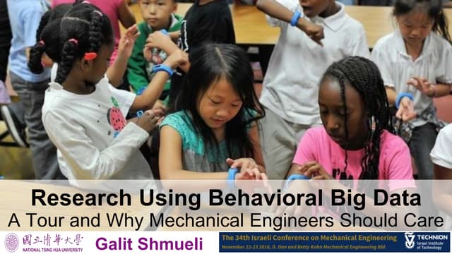 Research Using Behavioral Big Data: A Tour and Why Mechanical Engineers Shoul...