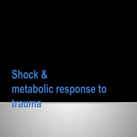 SHOCK shock, types of shock and management. | PPTX