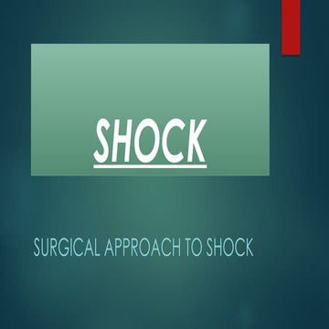 shock-basic principles in surgery for final mbbs