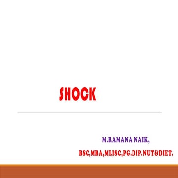 shock - first aid ppt.pptx - brief for nursing