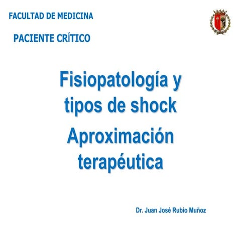 Shock tipos-y-tratamiento-2013 | PDF