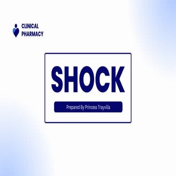 Shock (Discussions on Clinical Pharmacy)