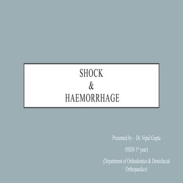 SHOCK AND HAEMORRHAGE...............pptx
