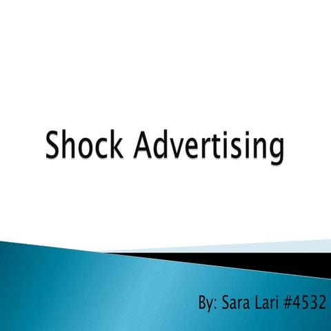 Shock advertising  