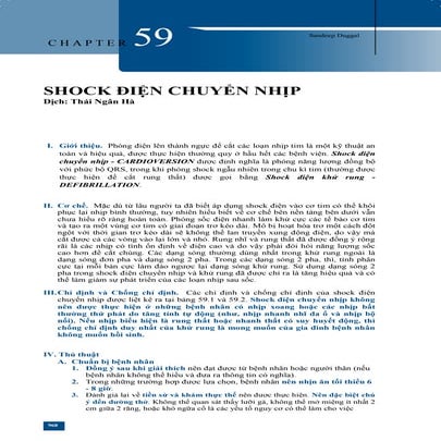 SHOCK ĐIỆN CHUYỂN NHỊP  Manual of CV 5e Shock điện
