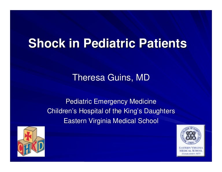 Types Of Shock In Pediatrics