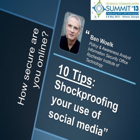 Shockproofing Your Use of Social Media (professional development progression)